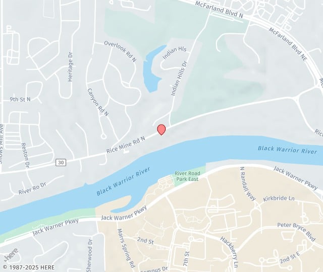 Location Map: 825 Rice Mine Road N Tuscaloosa, AL 35406